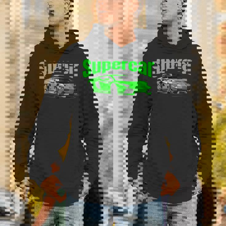 スー スポーツカー マッスルカー レースカー パーカー