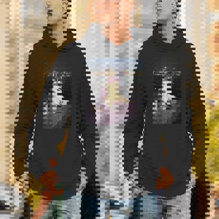 タバコ 子猫 おもしろい 喫煙 猫 ミーム バカ 脳腐 パーカー