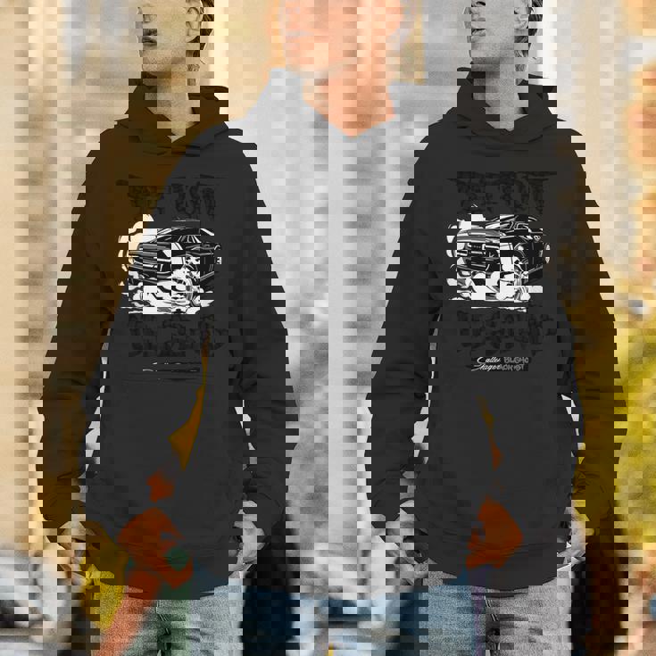 ダッジ・チャレンジャー・ブラック・ゴースト、デトロイト・レジェンド パーカー