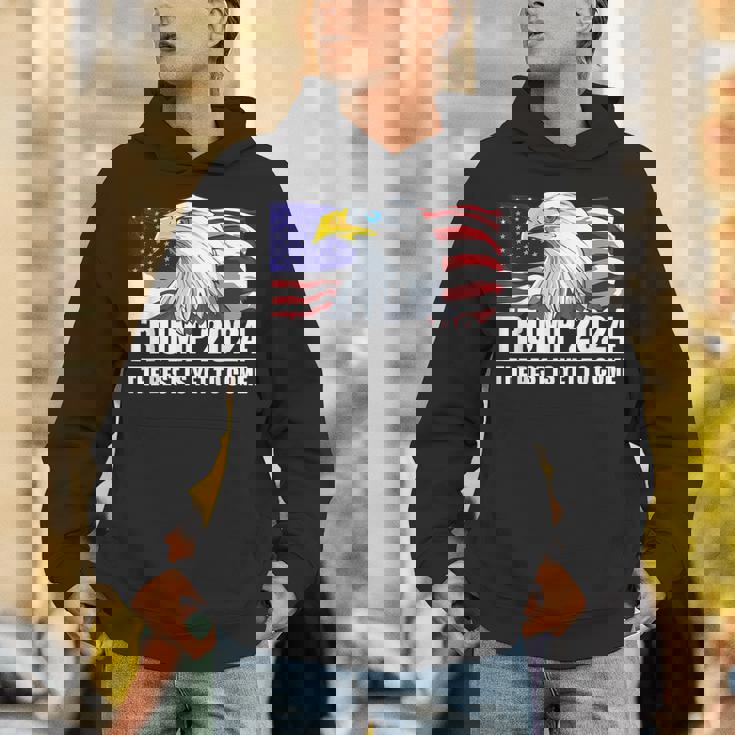 トランプ 2024年 イーグル アメリカ国旗 ドナルド・トランプ選挙 2024年 Hoodie
