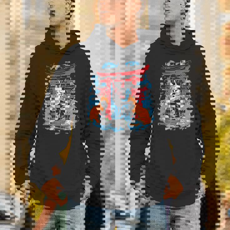 トリゲイツ 伏見稲荷 京都 和風 きつねマスク パーカー