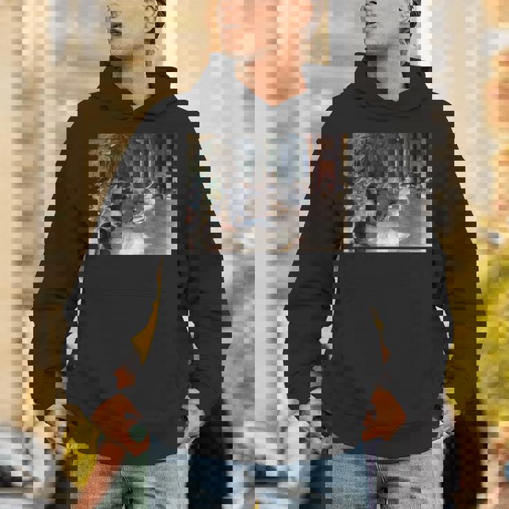 ドガ 舞台上でのリハーサル 現代美術 絵画 Hoodie