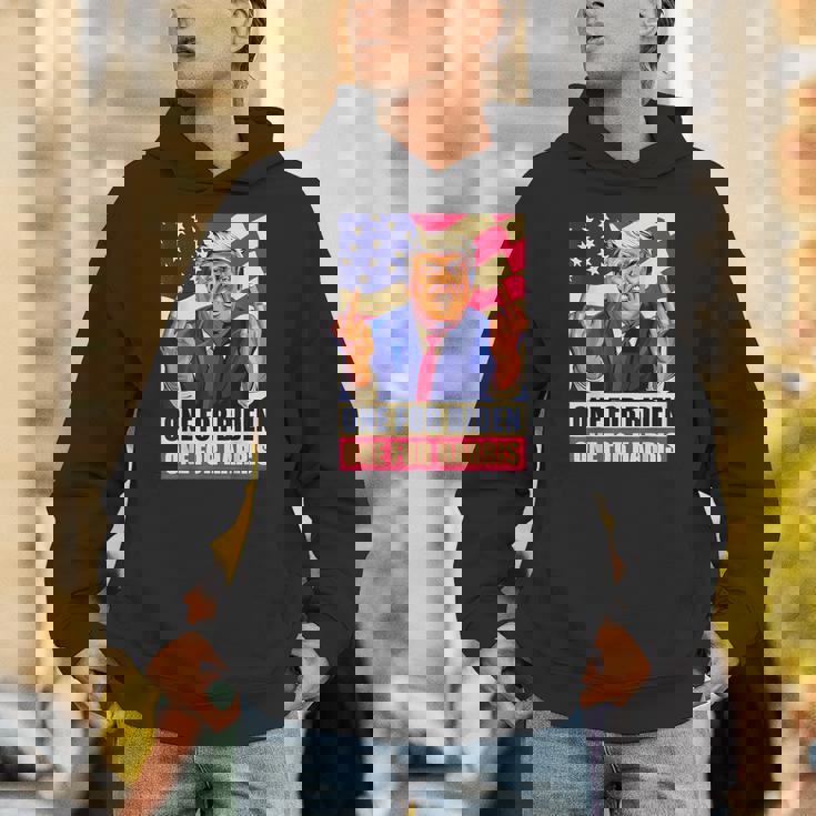 ドナルド・トランプ 中指 バイデン ハリス アメリカ 共和党員 Hoodie