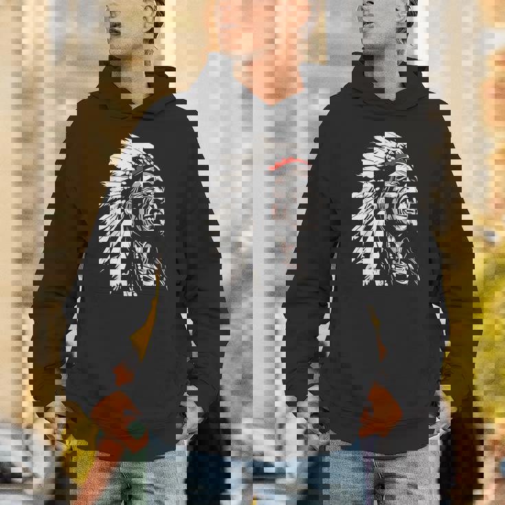 ネイティブアメリカン インディアン マルチカラー ビンテージデザイン パーカー