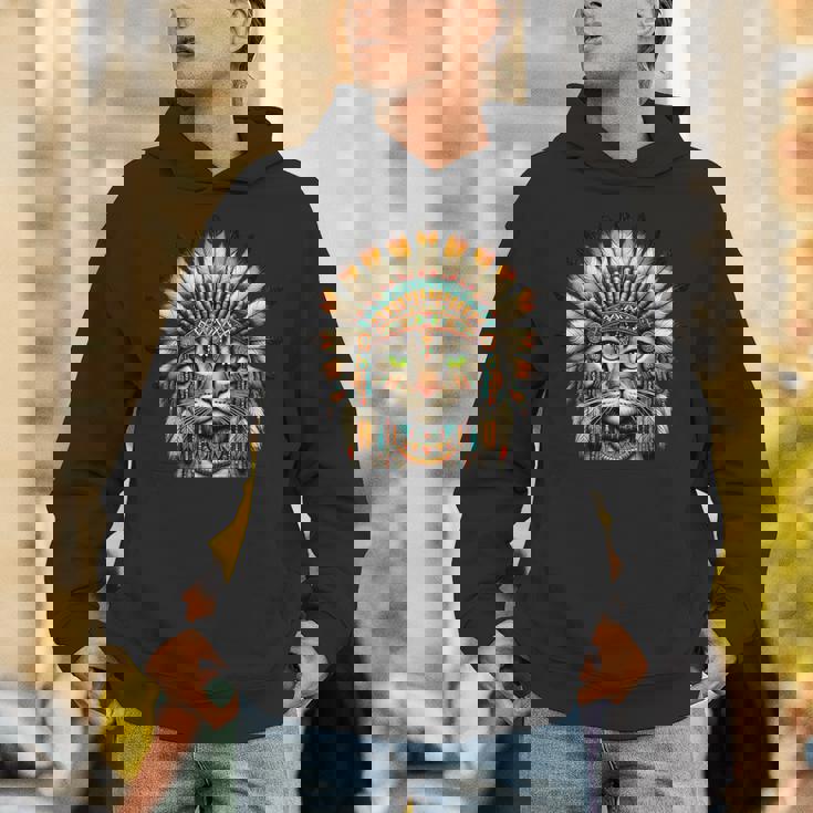 ネイティブインディアン 猫 子猫 ネイティブアメリカン インディアンフェザー パーカー