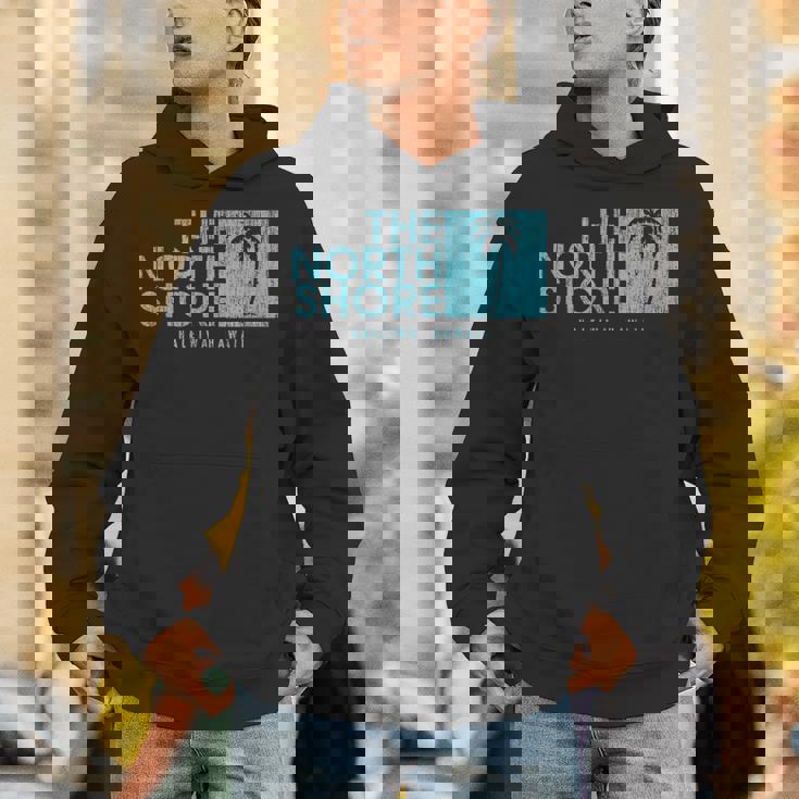 ノースショア ハワイ ヤシの木 ビンテージスタイル パーカー