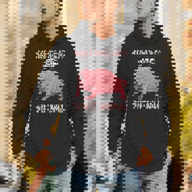 ハダカデバネズミは私のスピリットアニマルハダカデバネズミ パーカー