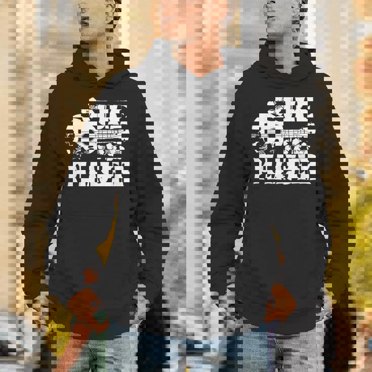 ハワイアン ウクレレ ウケ プレイヤーフラワー パーカー