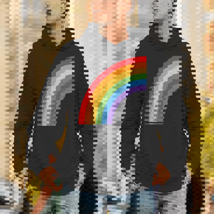 ハーフレインボー Roygbiv カラフルラッキーレインボー パーカー