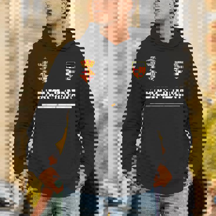 バルセロナ サッカースポーツ フラッグ フットボール Hoodie