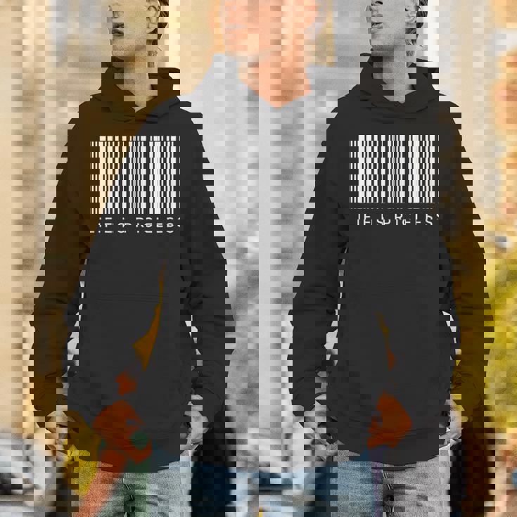 バーコードライフは貴重です Hoodie