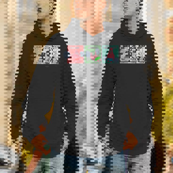 パトリック スクワット、ベンチ、デッドリフト 面白いパワーリフティング パーカー