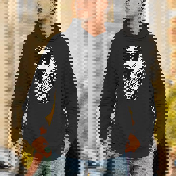 パンダとチューバ楽器チューブ パーカー