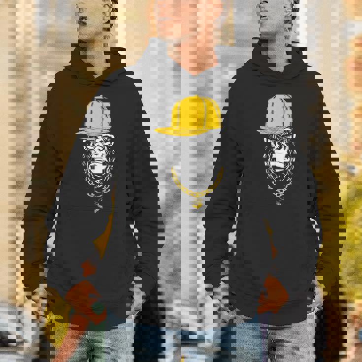 ヒップホップ ゴリラ ラッパー パーカー