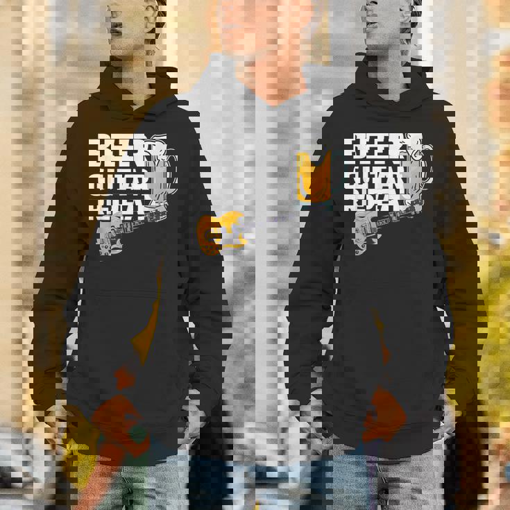 ビール ギター リピート ギター ベース ロックンロール ギタリスト向け パーカー