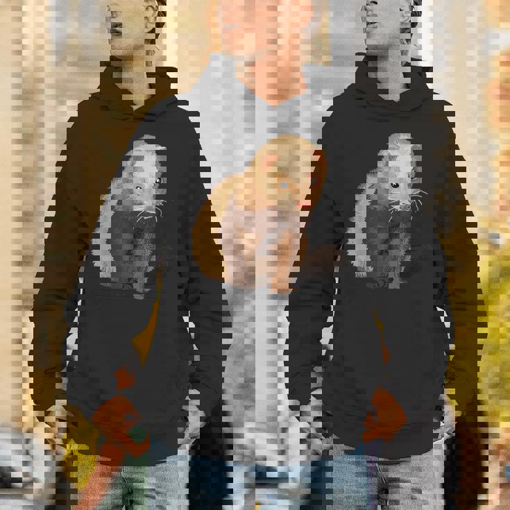 フェレットオーナーペットフェレット パーカー