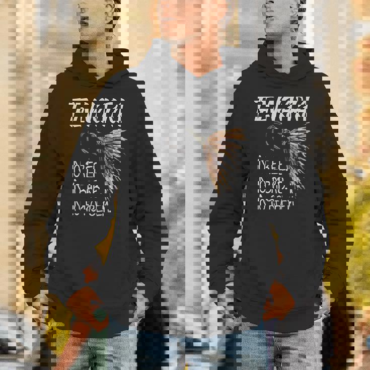 フライフィッシング用ブラックtシャツ テンカラ パーカー