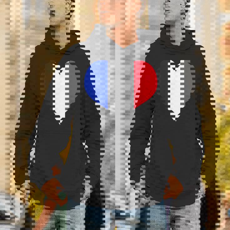 フランス国旗ラブハートフランス国旗 パーカー