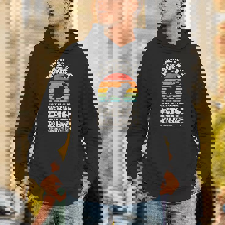 フレンチブルドッグ Always Be Yourself レトロ ヴィンテージ 60年代 70年代 犬 パーカー