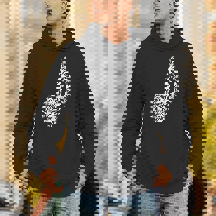 フレンチホルンのドローイング パーカー