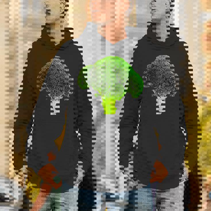 ブロッコリー 写真 エンブレム Broccoli Photo Emblem Hoodie