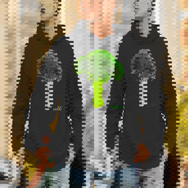 ブロッコリー 大 写真 & 文字 Broccoli Big Photo & Text パーカー