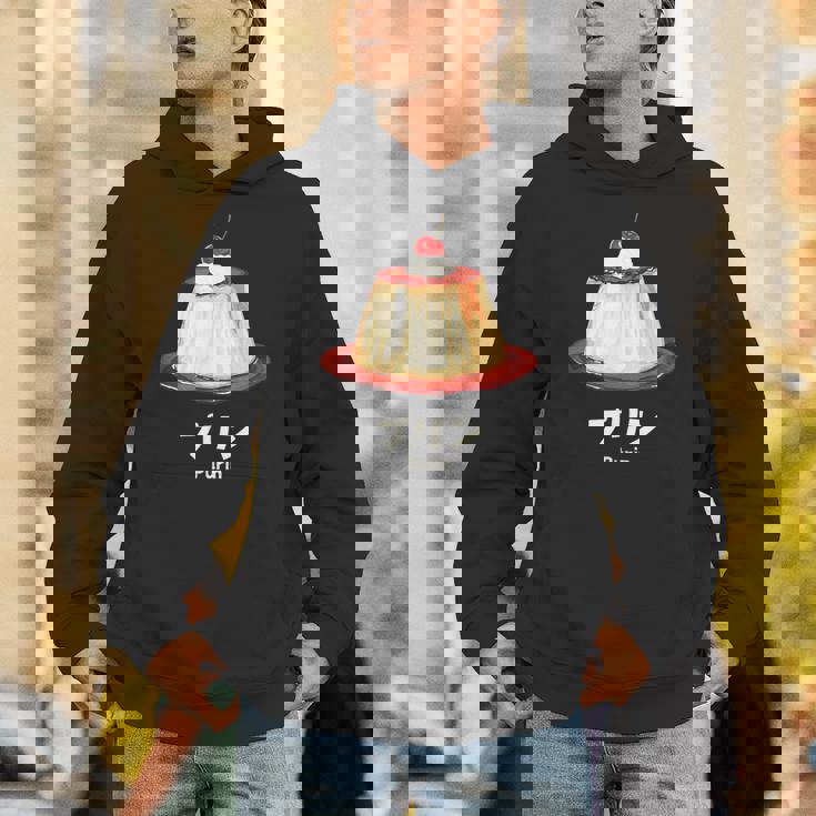 プリン チェリー クリーム イラスト プリン好き 昭和 レトロ 喫茶店 かわいい 綺麗 おしゃれ パーカー