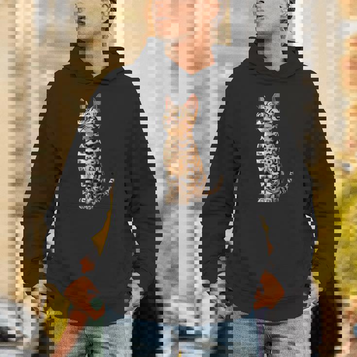 ベンガル猫 レオパード猫 レオパデット かわいいベンガル猫 パーカー