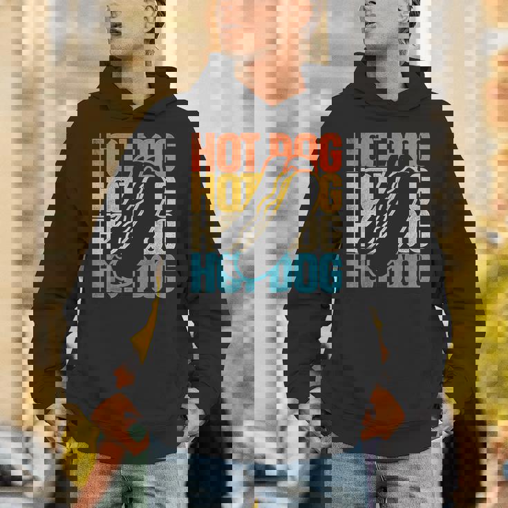 ホットドッグ 大人用 レトロ ヴィンテージ ホットドッグ パーカー