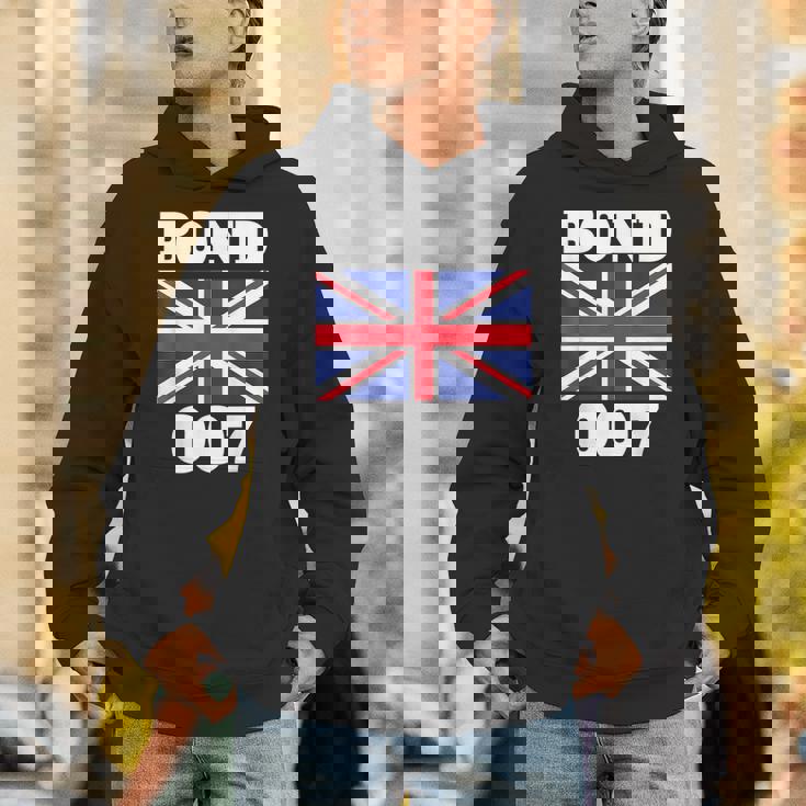 ボンドユニオンフラッグ 007 レトロシャツ Hoodie
