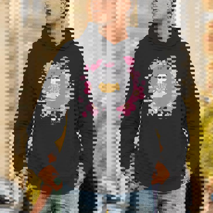 ボンレス犬とボンレス猫 桜 ボンレス猫 Hoodie