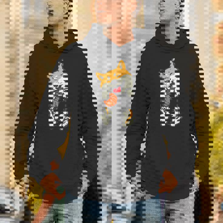 ポケット 柴犬 バスケットボール かわいい バラー 犬 メンズ レディース キッズ パーカー