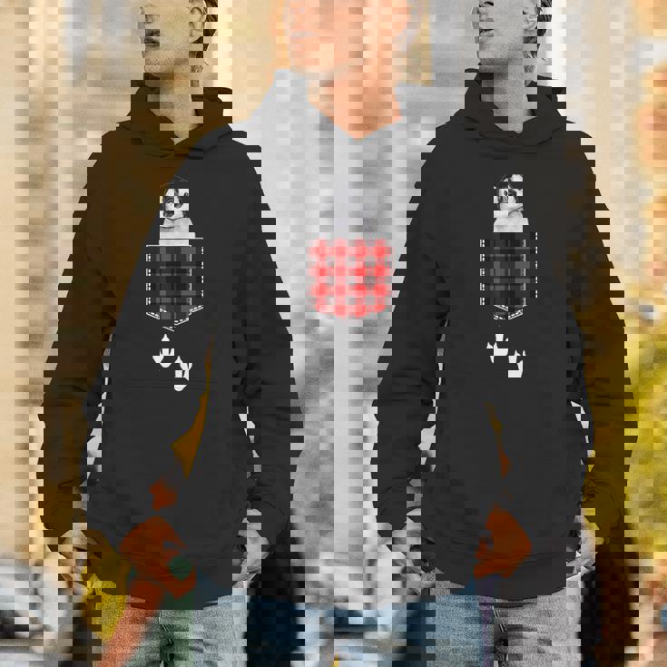 ポケットから覗き出るかわいいペンギン Hoodie