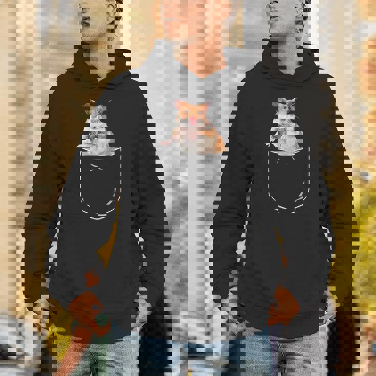 ポケットハムスターシャツ、ポケットに入った面白いハムスター ギフトtシャツ パーカー