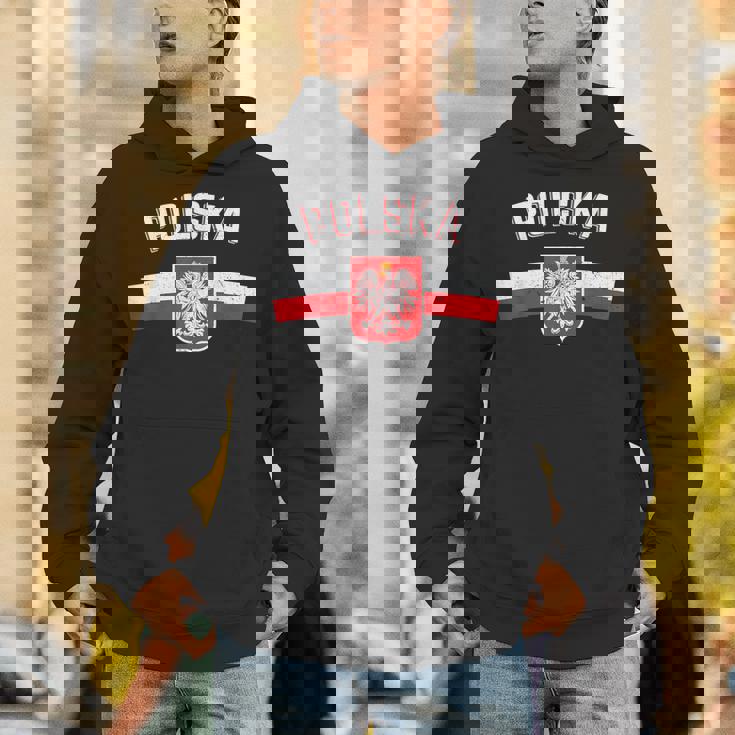 ポーランド 鷲の旗 ポーランドのためのレトロ パーカー