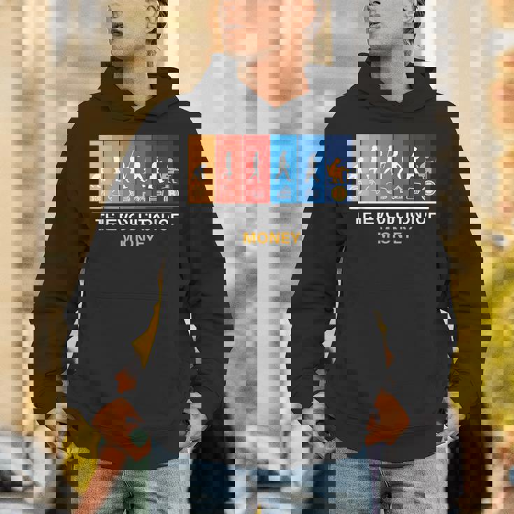 マネーの進化 ビットコイン Btc暗号通貨 Hoodie