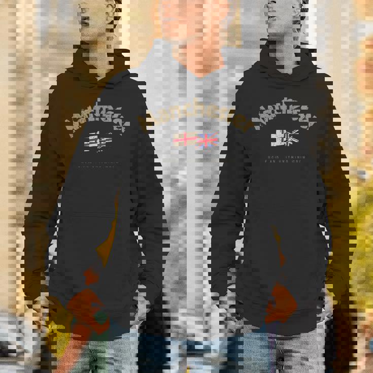 マンチェスターシティネーム ヴィンテージ 英国国旗 イギリス国旗 Hoodie
