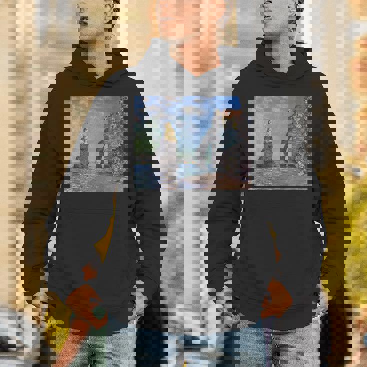 モネのエトルタの断崖 パーカー