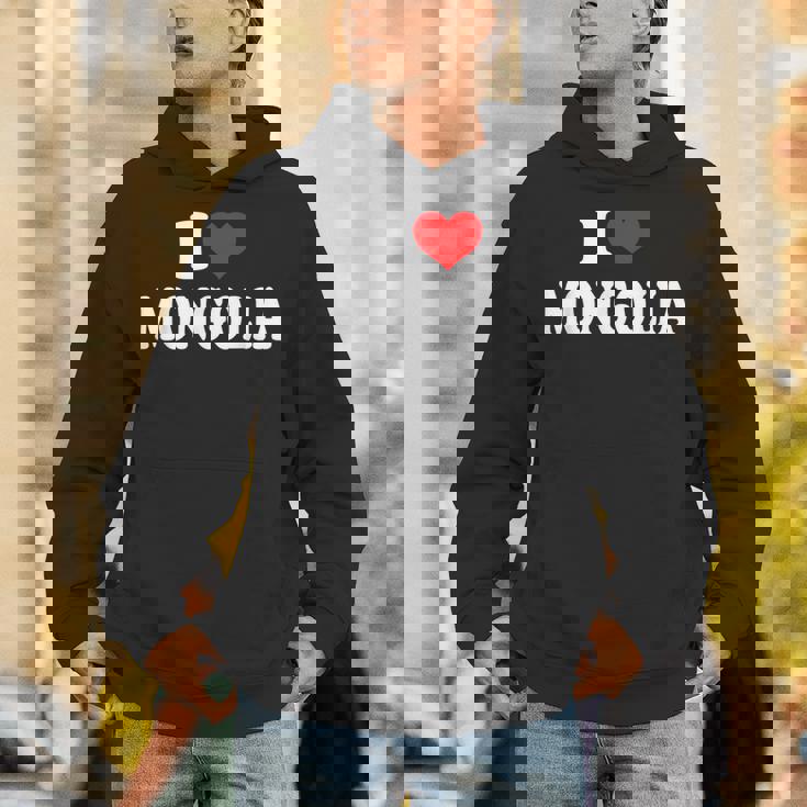 モンゴル I Love Mongolia パーカー