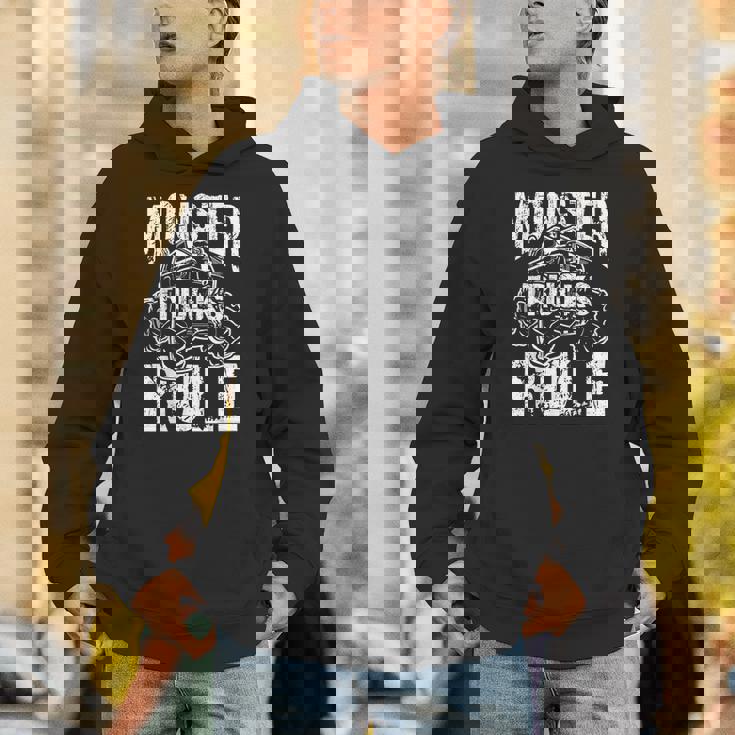 モンスタートラックルールジャムモンスタートラックボーイズ パーカー