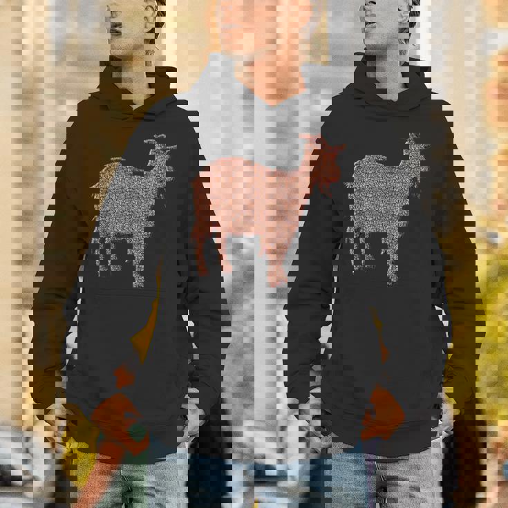 ヤギ動物コーヒー豆 パーカー