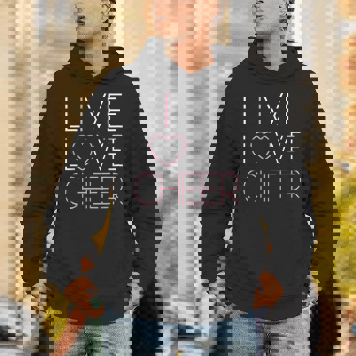 ライブ ラブ チアガール チアリーディング隊 チアリーダーチーム パーカー