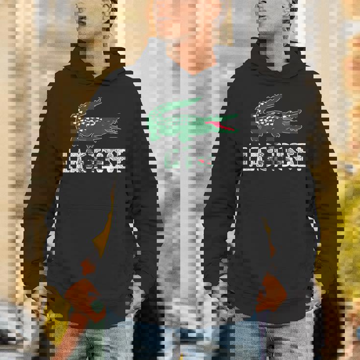 ラクトース-乳糖不耐症クロコダイルパロディtシャツ Hoodie