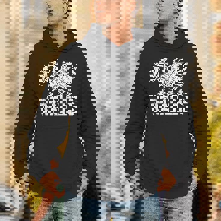 ラグビーボール ウェールズドラゴン メンズ レディース ボーイズ ガールズ ウェールズ パーカー