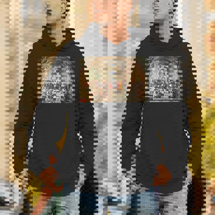 ラファエロ作「アテネの学堂」 パーカー