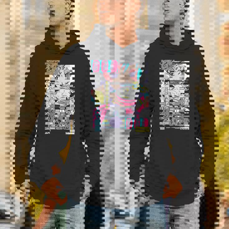 ラーメン屋日本のアニメ・マンガ・コミックパネルaporwave パーカー