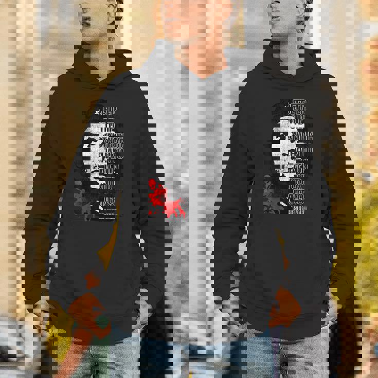 レトロ チェ・ゲバラアドミラー 革命的な引用句 ミーム パーカー