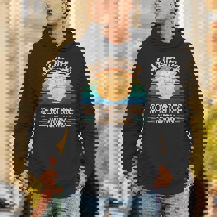 レトロ メロンパン Did Nothing Wrong ヴィンテージ メロンパン 食品愛好家 パーカー