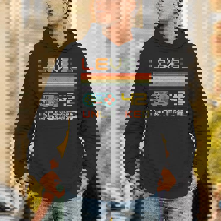 レベル42 アンロック ゲーマー 42歳の誕生日 パーカー