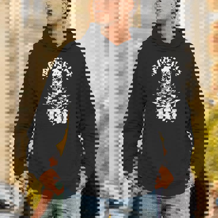 ロッキン・シンス1986年 36歳スカル・ロック・ハンズ Hoodie